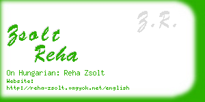 zsolt reha business card